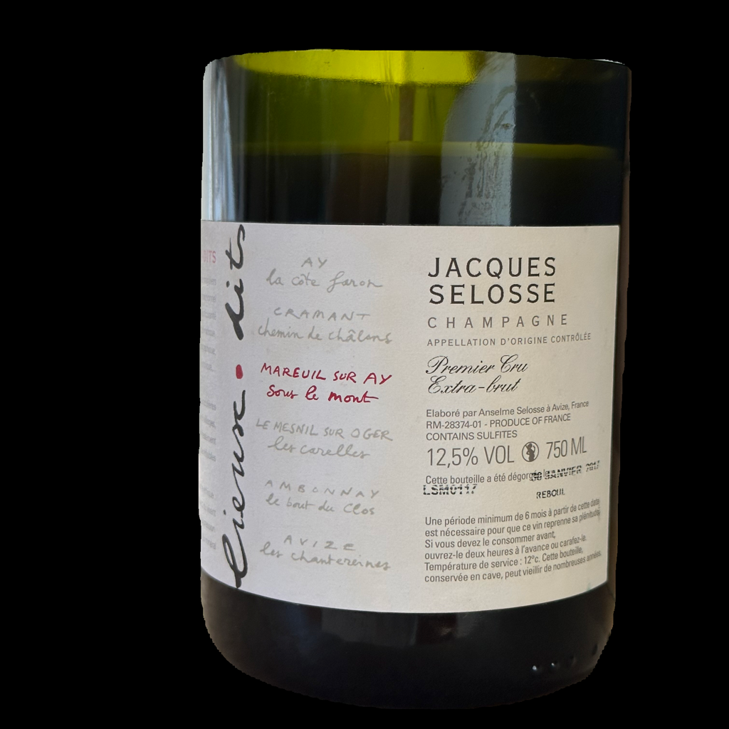 Selosse Lieux-Dits - Mareuil Sur Ay sous le mont Premier Cru Champagne Candle