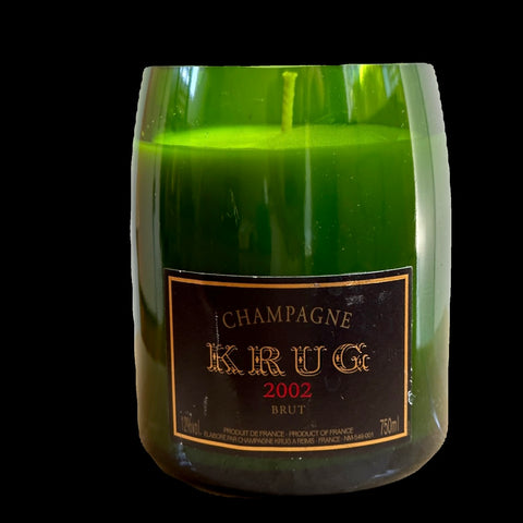 Champagne candle Krug 2002