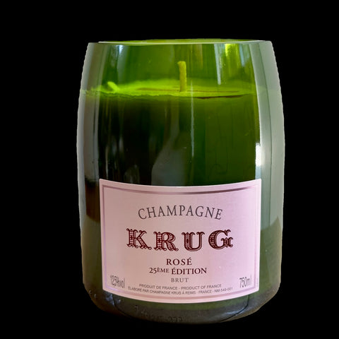 Krug Champagne Rose 25th Ed Candle