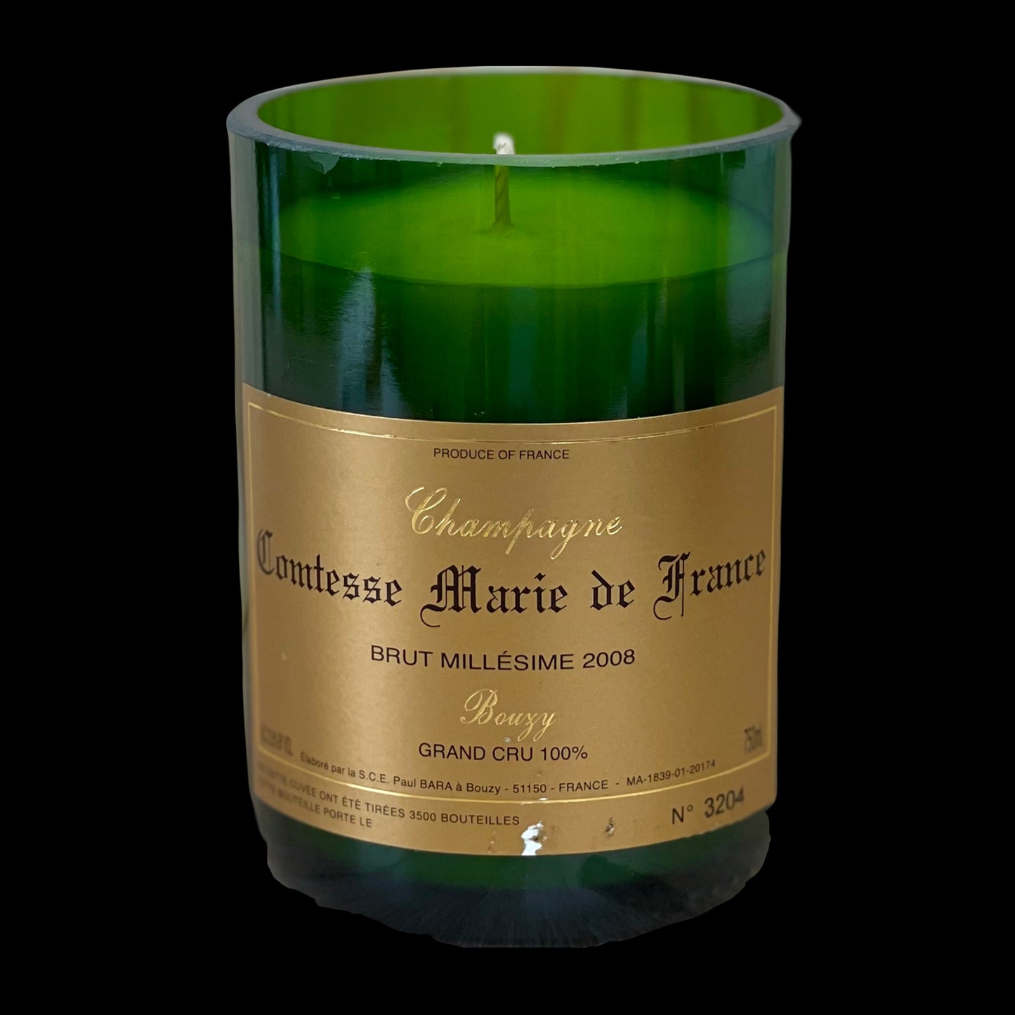 Paul Bara Comtesse Marie de France 2008 Champagne Candle