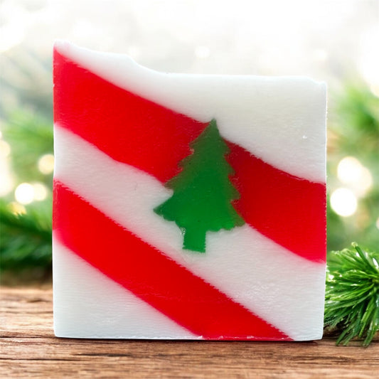 Christmas Candy Cane Soap